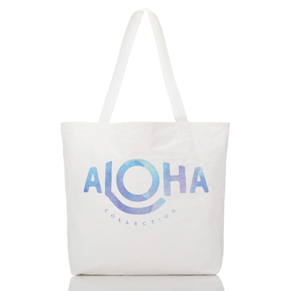 NEW ALOHA Collection “Monstera” Reversible Tote in “Dawn” - Picture 4 of 9